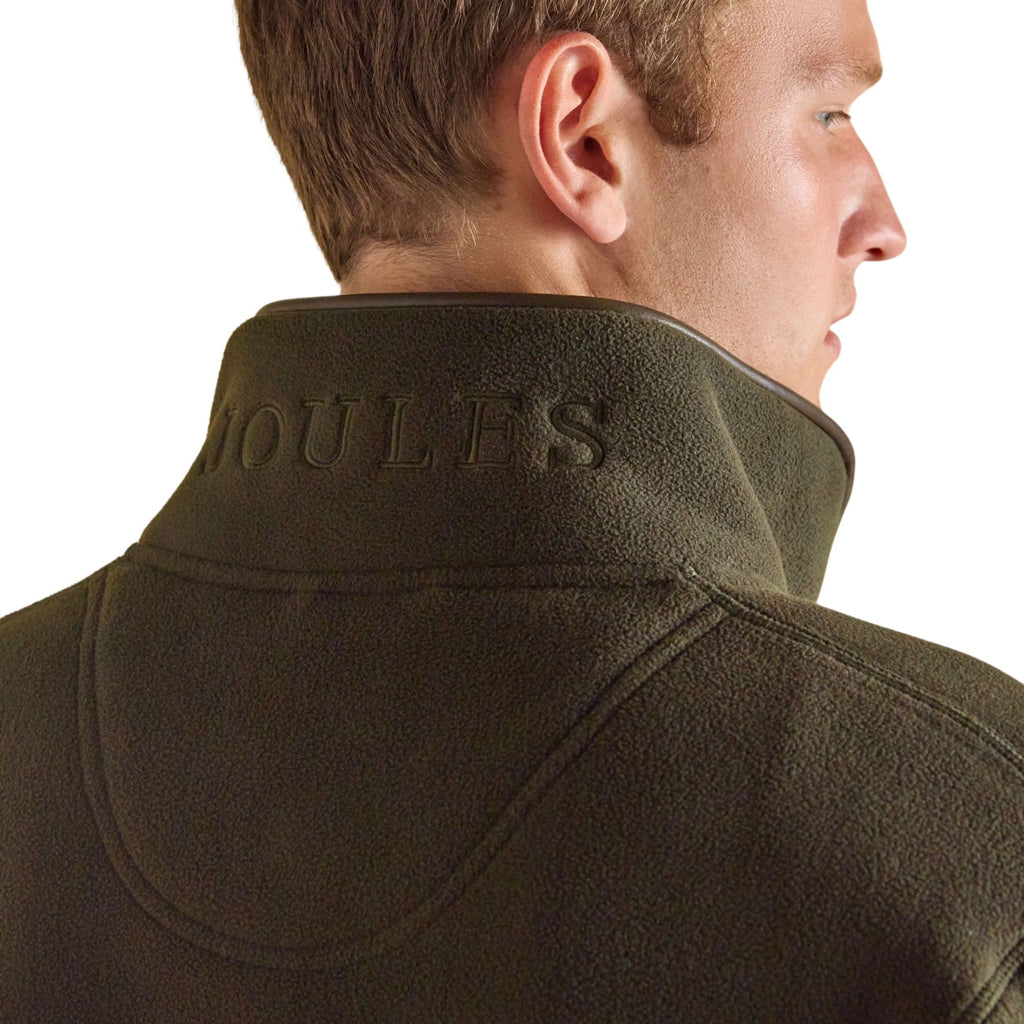 Joules Mens Heritage Full Zip Fleece - Dark Green