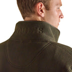 Joules Mens Heritage Full Zip Fleece - Dark Green