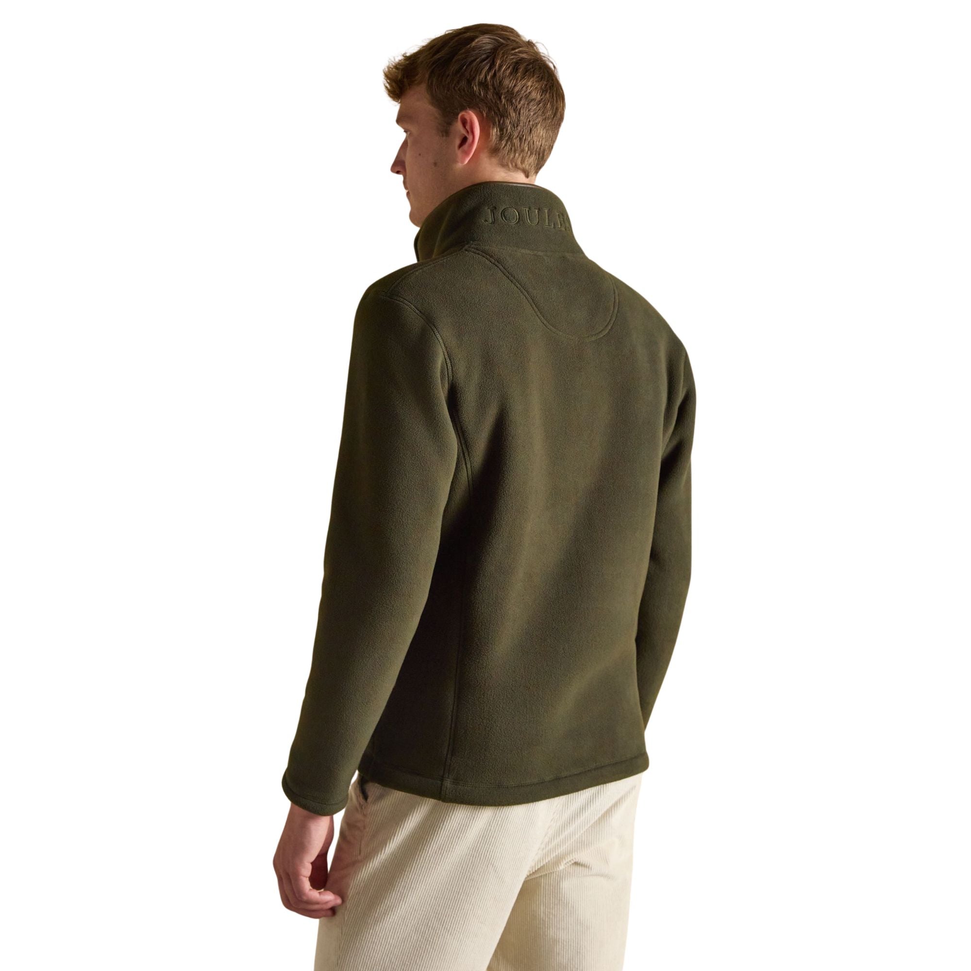 Joules Mens Heritage Full Zip Fleece - Dark Green