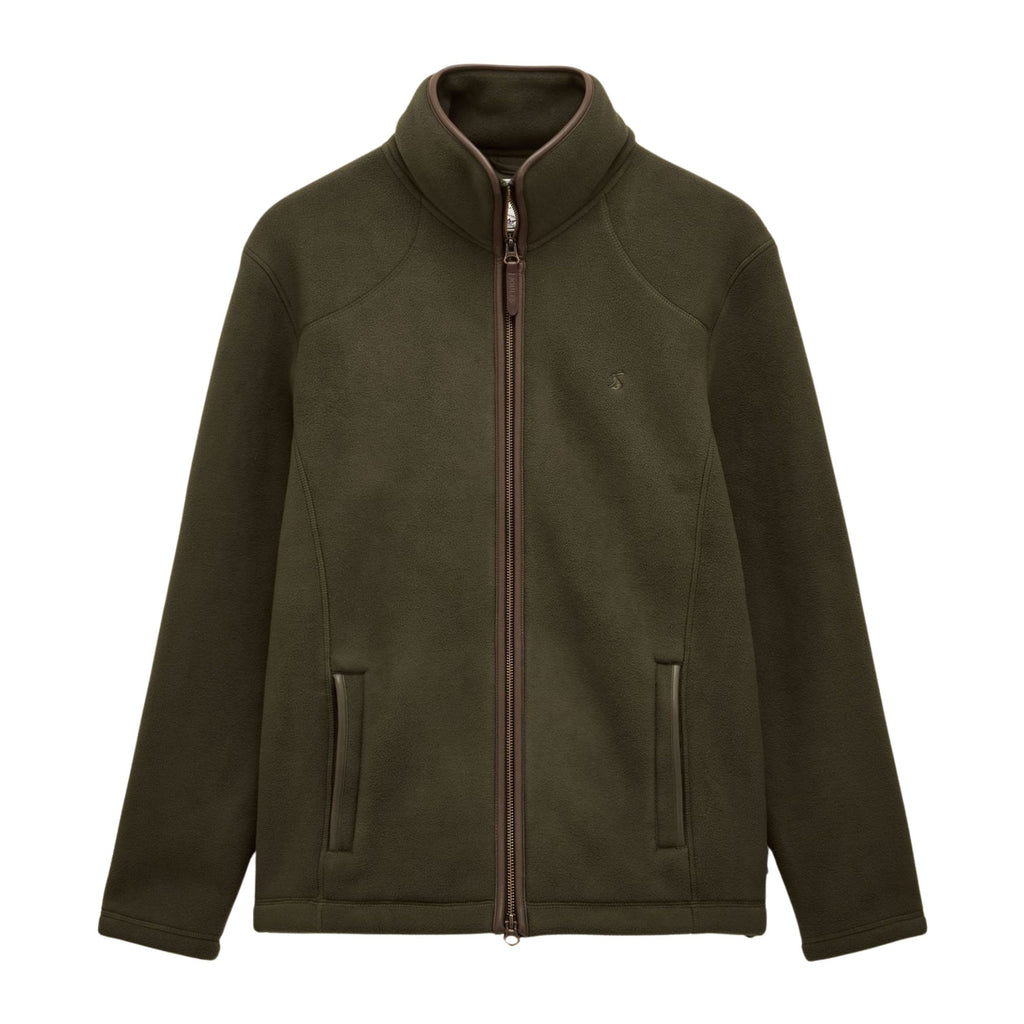 Joules Mens Heritage Full Zip Fleece - Dark Green