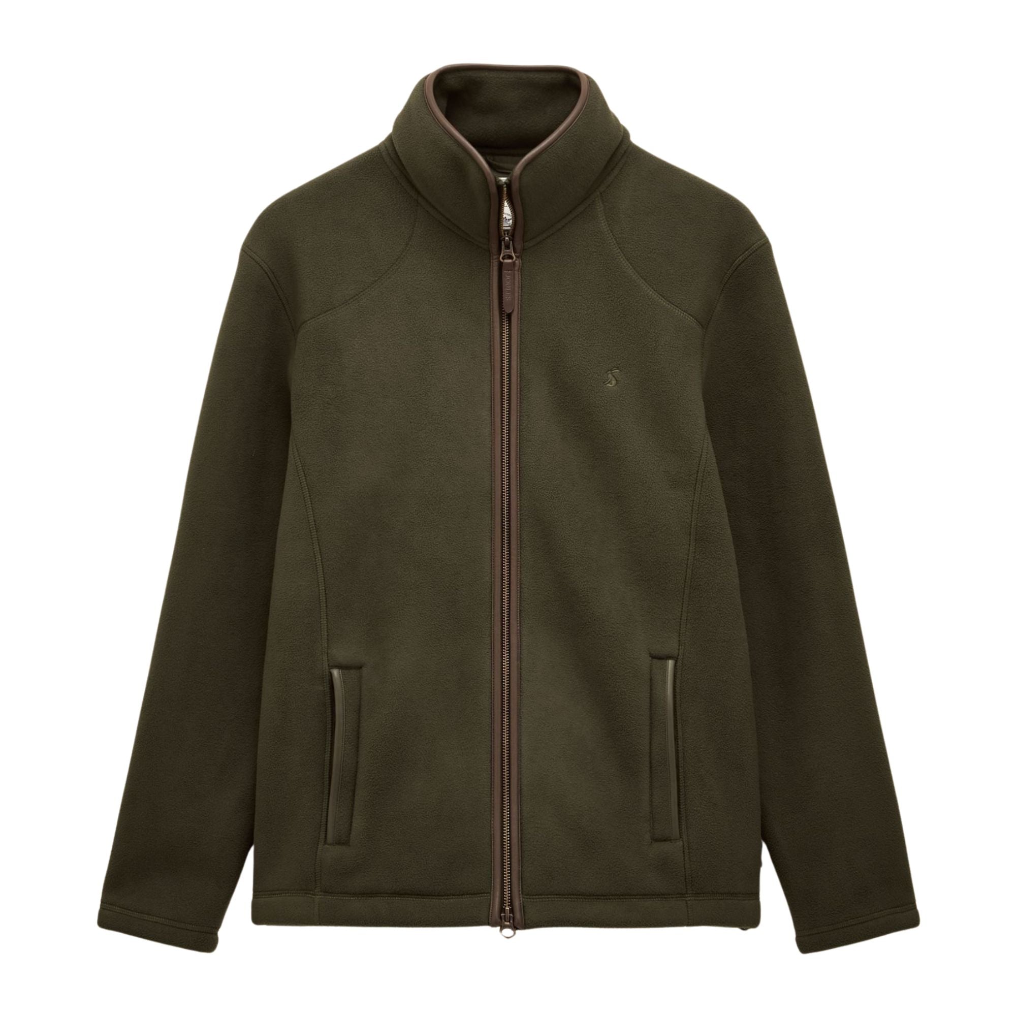 Joules Mens Heritage Full Zip Fleece - Dark Green