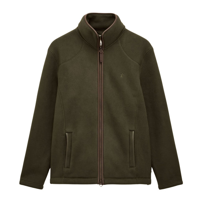 Joules Mens Heritage Full Zip Fleece - Dark Green Hover Image