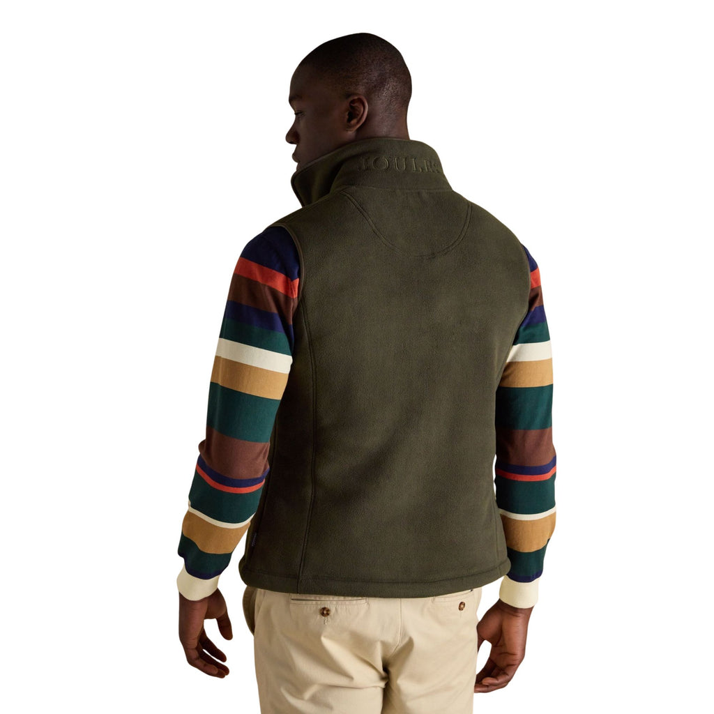 Joules Mens Heritage Fleece Gilet - Green