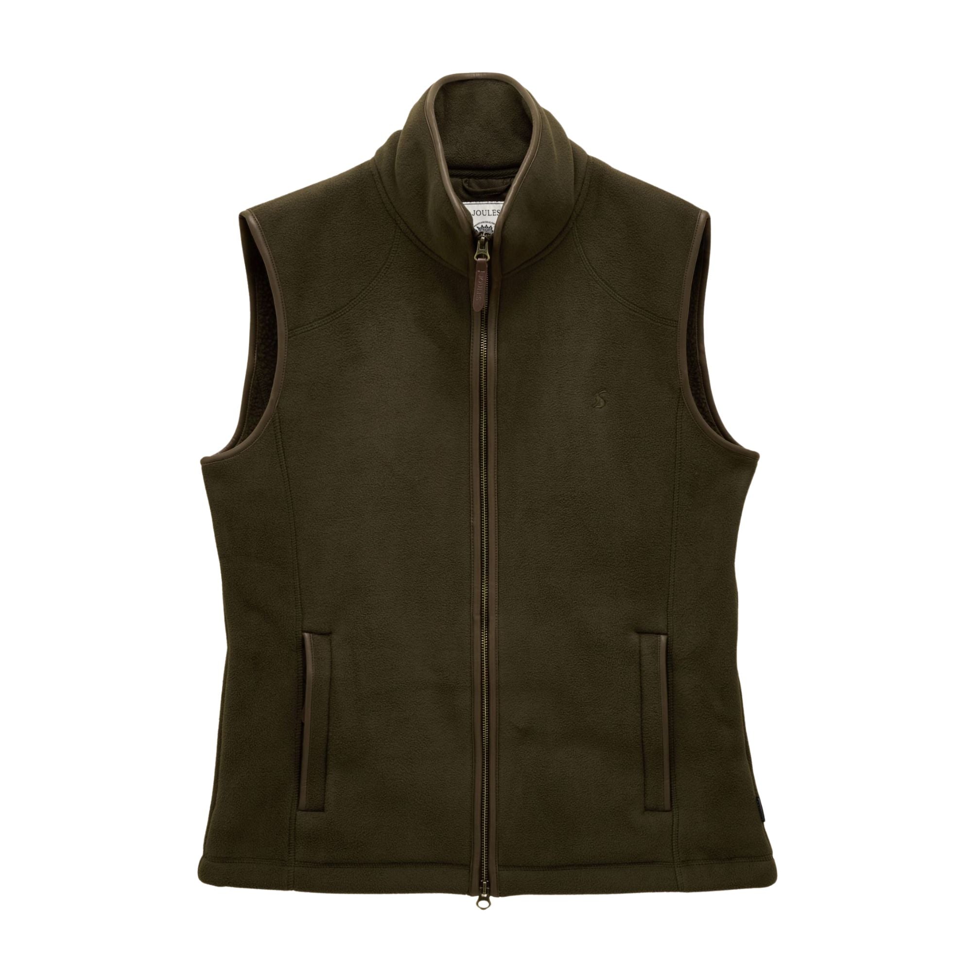 Joules Mens Heritage Fleece Gilet - Green