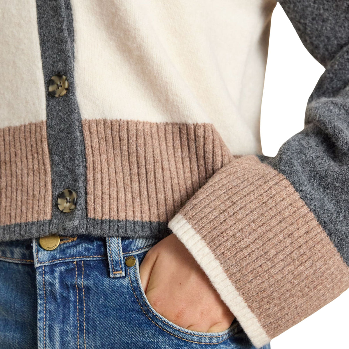 Joules Womens Nora Cardigan - Brown