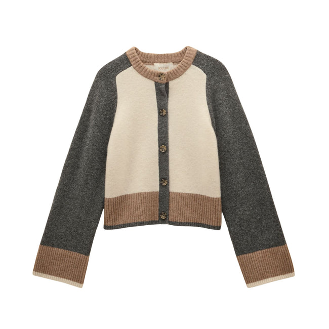 Joules Womens Nora Cardigan - Brown Hover Image