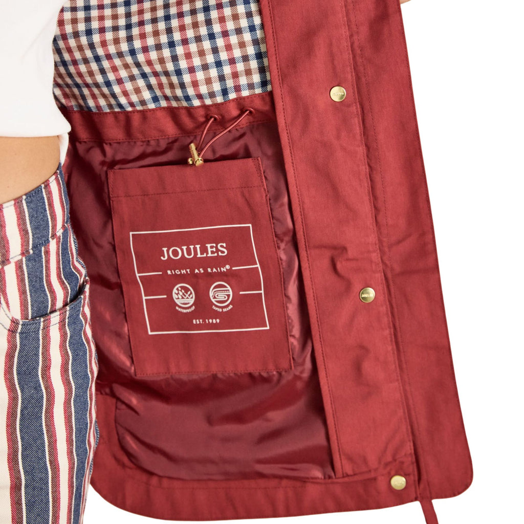 Joules Womens Portwell Coat - Rust