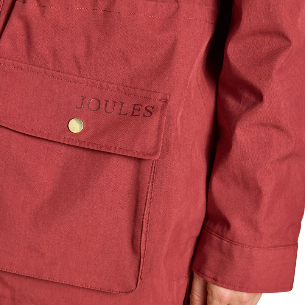 Joules Womens Portwell Coat - Rust