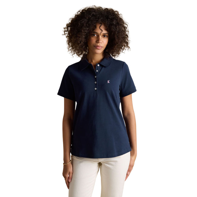 Joules Womens Woody Polo Shirt - Navy Main Image