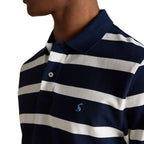 Joules Mens Woody Stripe Polo Shirt - Navy/White
