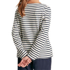 Joules Womens Harbour T-Shirt - Cream/Navy