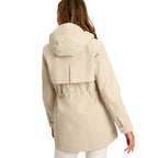 Joules Womens Portwell Neutral Waterproof Raincoat - Neutral