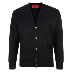 Gabicci Jumpers - K02 Classic Cardigan - Black