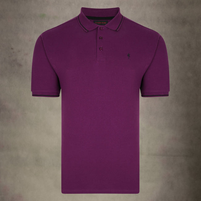 Lizard King Signature Polo Shirt - Charcoal Hover Image