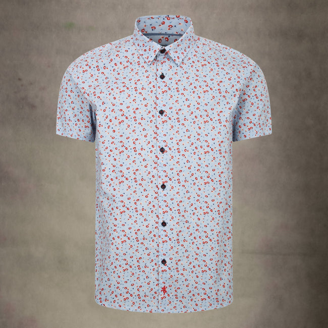 Lizard King Daisy Print Short Sleeve Shirt Hover Image