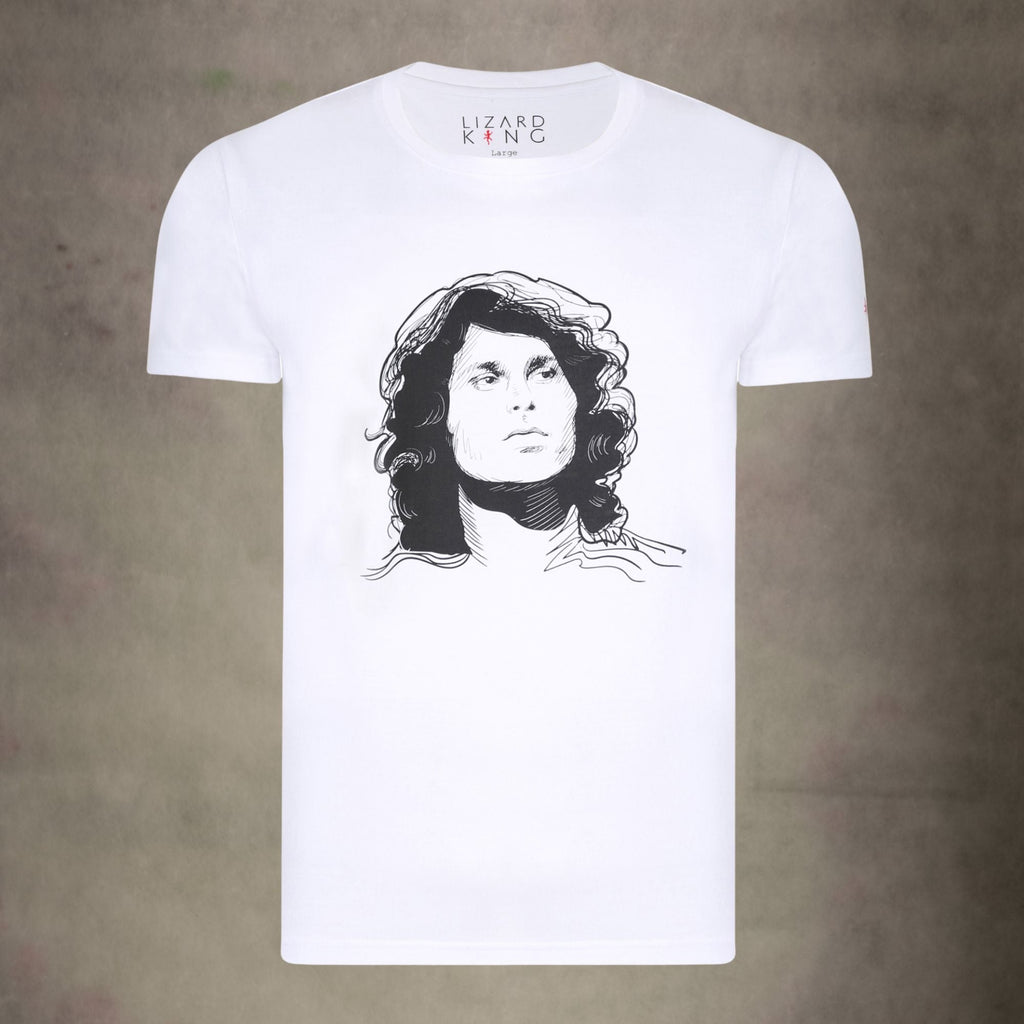 Lizard King Morrison Print T-Shirt