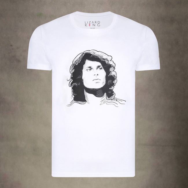 Lizard King Morrison Print T-Shirt Hover Image