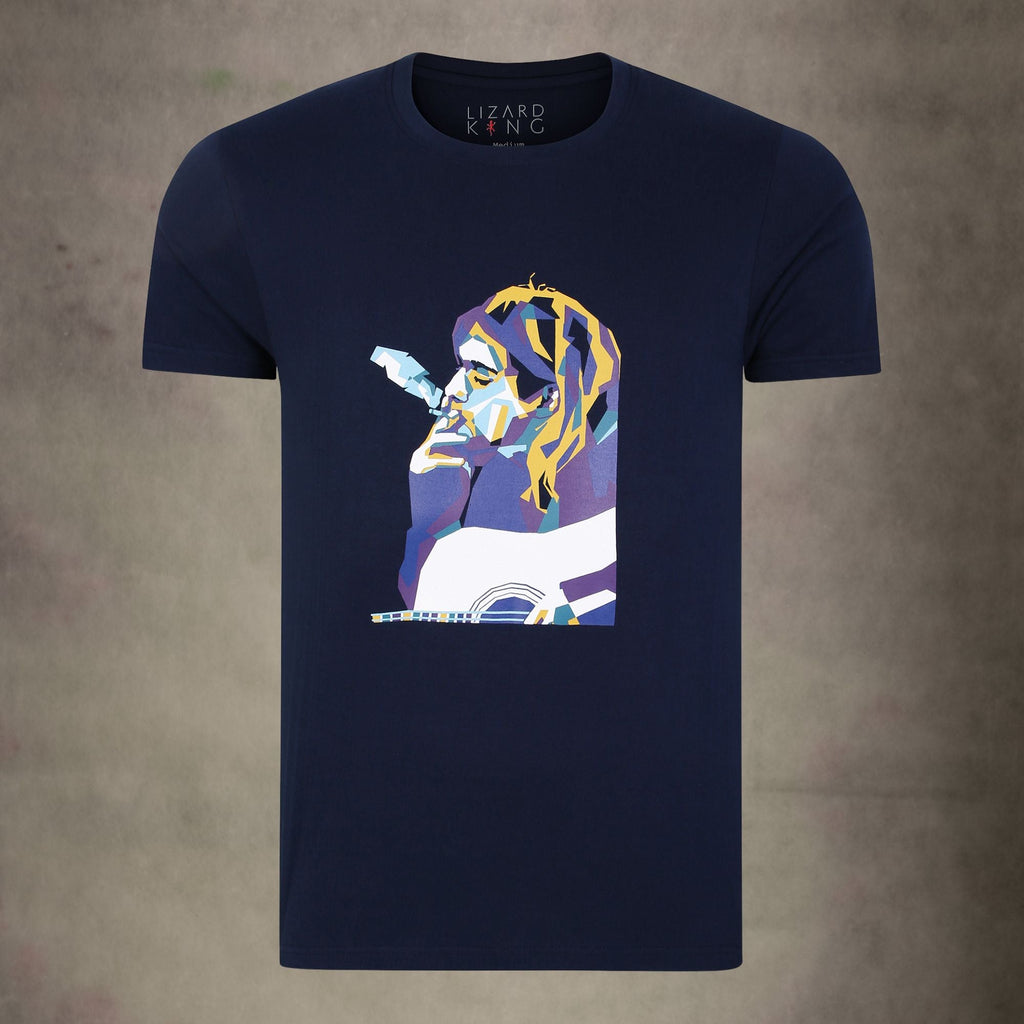 Lizard King Cobain Print T-Shirt