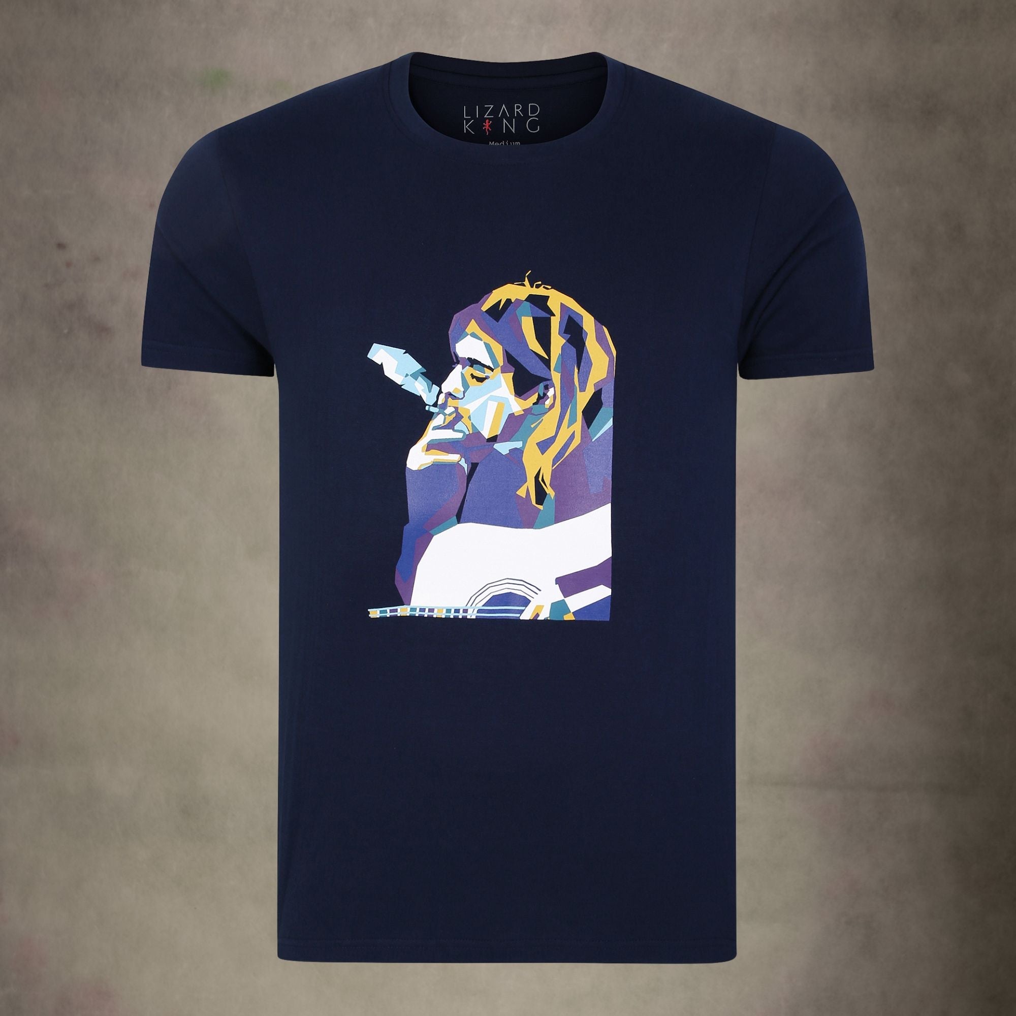 Lizard King Cobain Print T-Shirt
