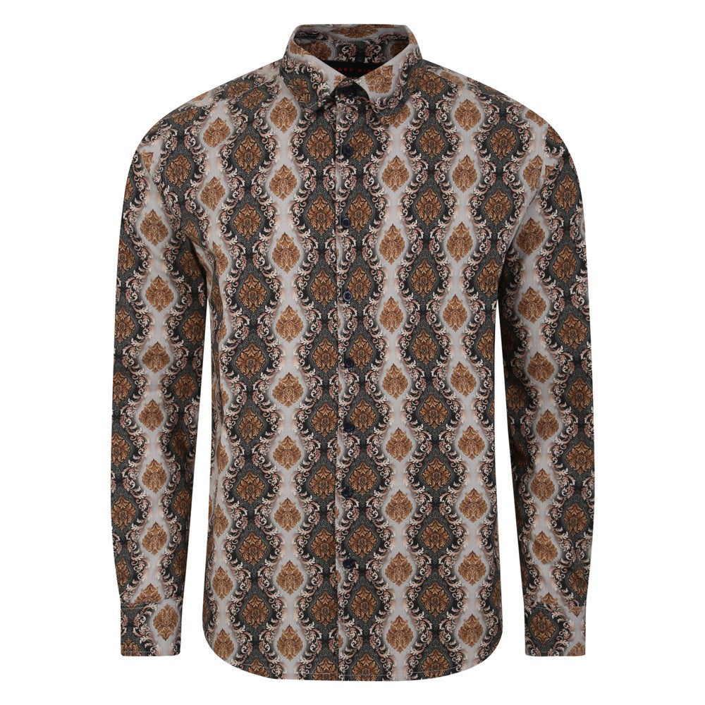 Lizard King Lotus Print Long Sleeve Shirt