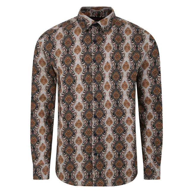 Lizard King Lotus Print Long Sleeve Shirt Hover Image