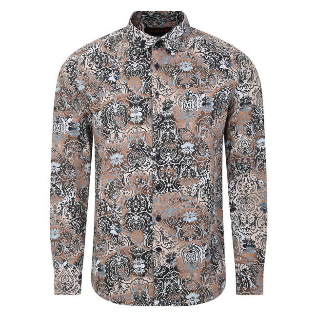 Lizard King Etched Print Long Sleeve Shirt Hover Image