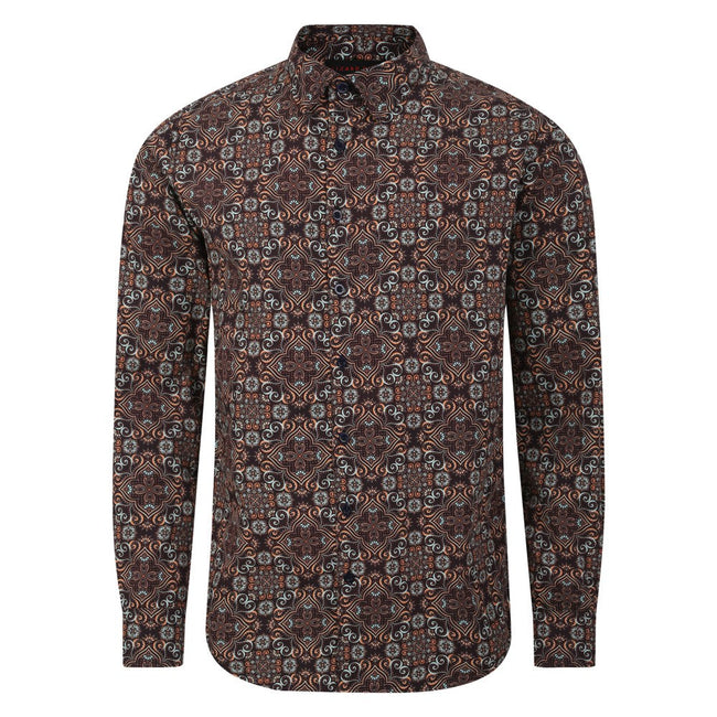 Lizard King Scroll Print Long Sleeve Shirt Hover Image