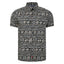 Lizard King Wave Print Short Sleeve Shirt