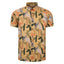 Lizard King Leaf Print Short Sleeve Shirt