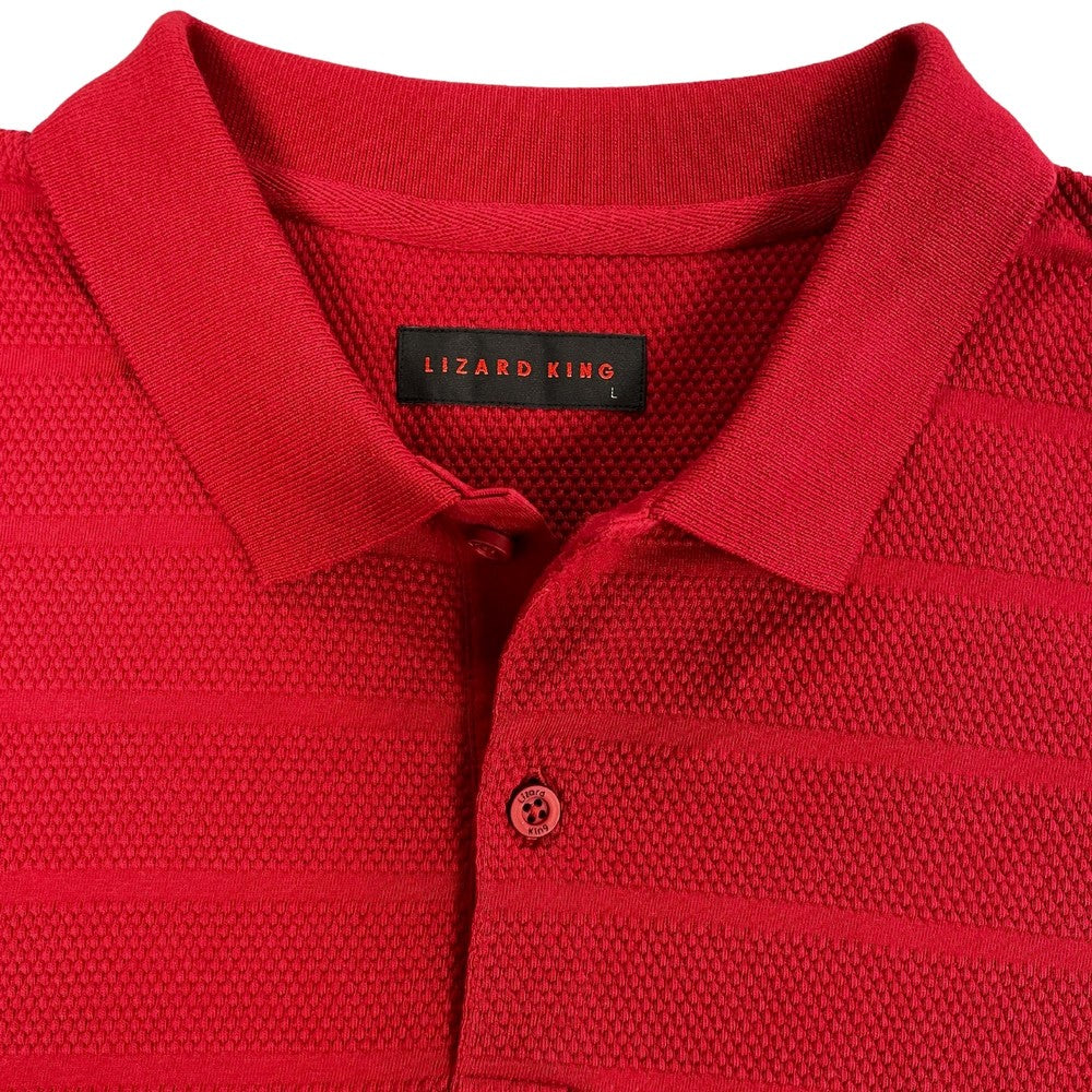Lizard King Bubble Stripe Polo Shirt