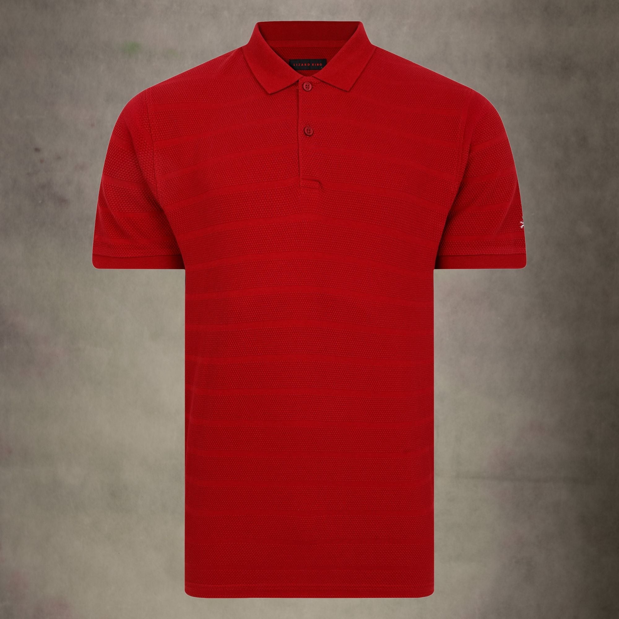 Lizard King Bubble Stripe Polo Shirt