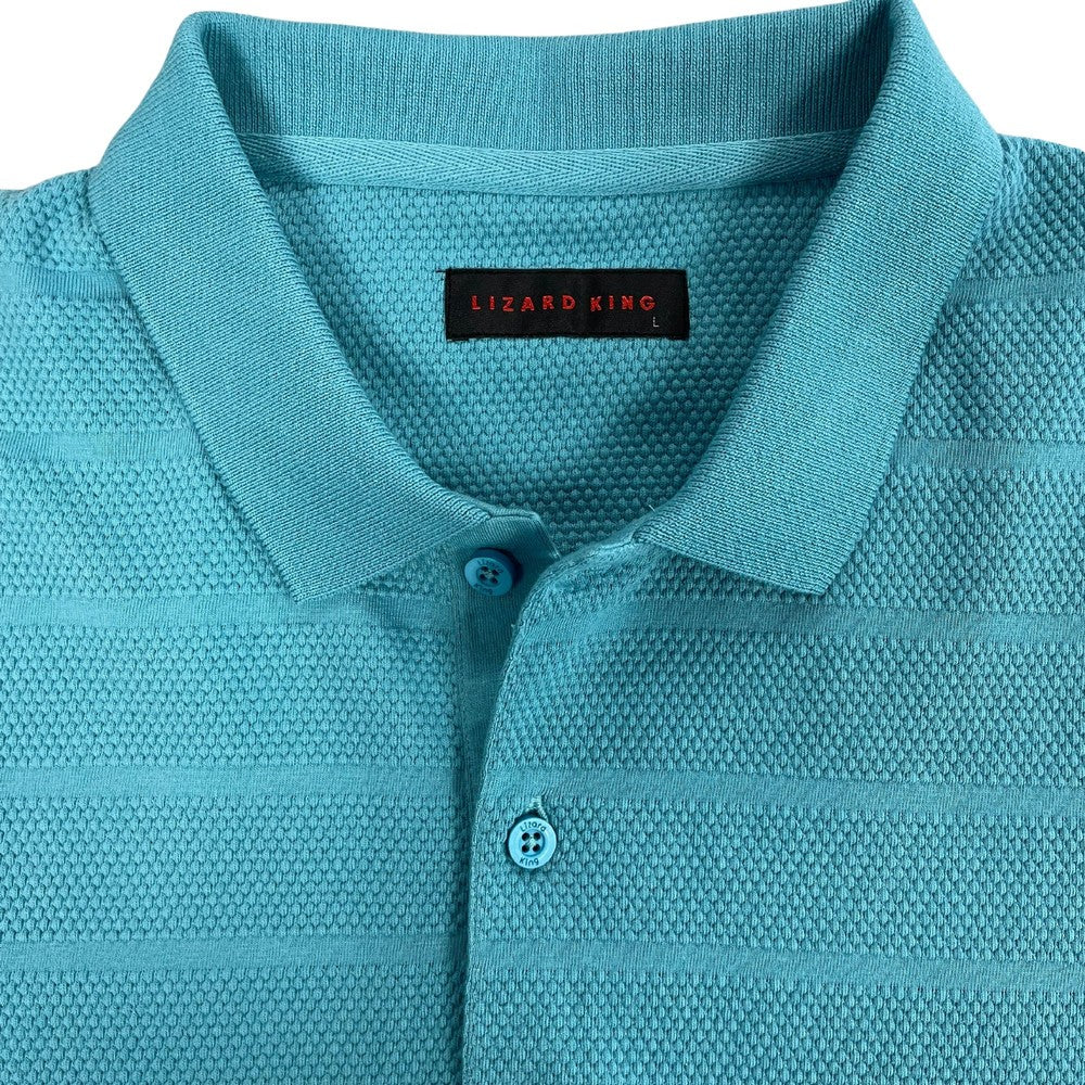 Lizard King Bubble Stripe Polo Shirt