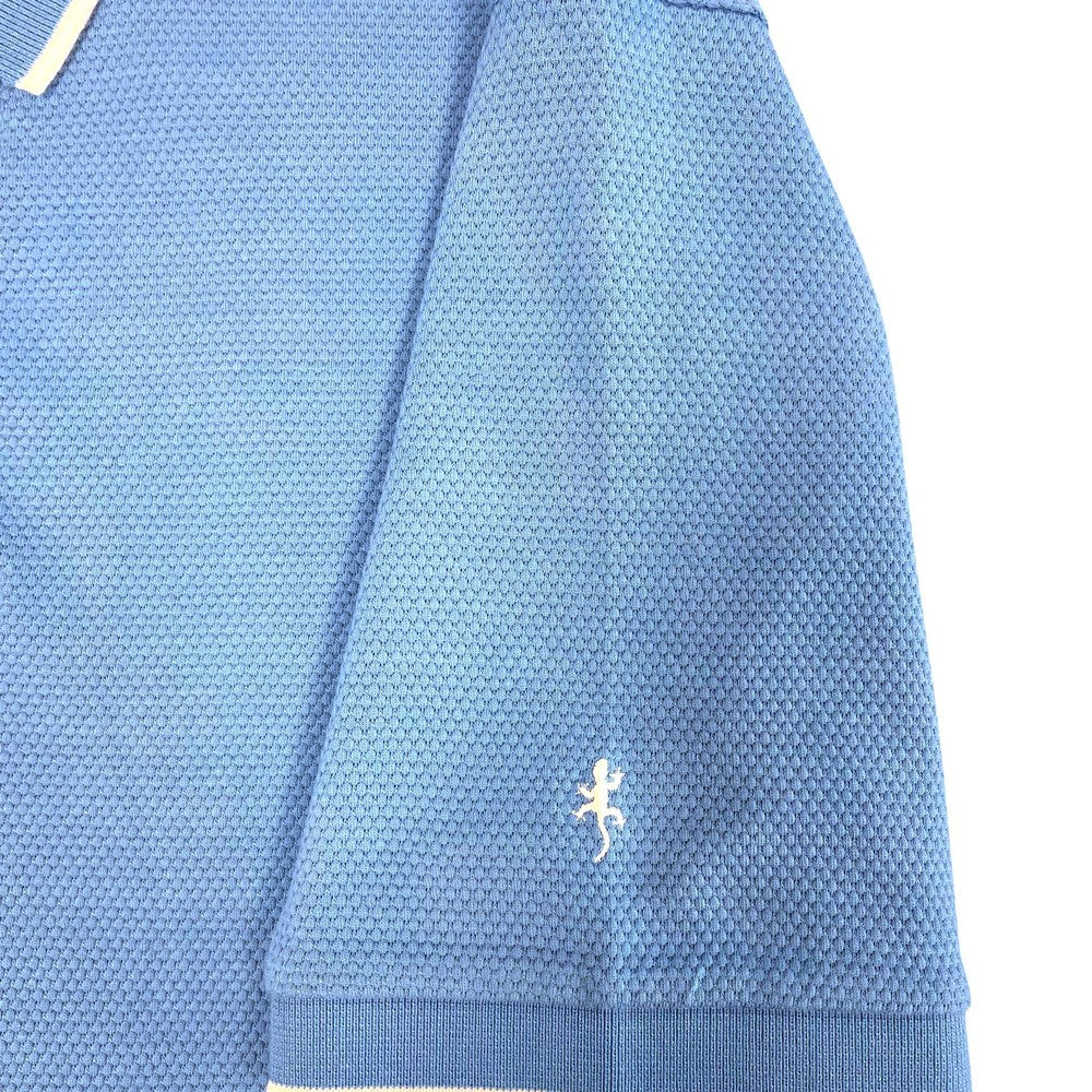 Lizard King Bubble Polo Shirt - Sky