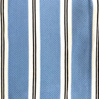 Lizard King Vertical Stripe Polo Shirt - Sky