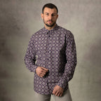 Lizard King Tile Print Long Sleeve Shirt