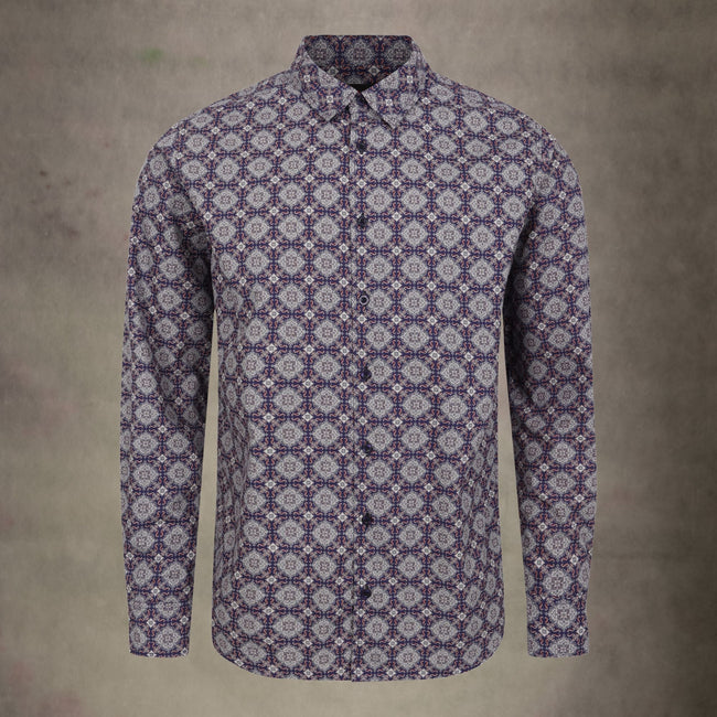 Lizard King Tile Print Long Sleeve Shirt Hover Image