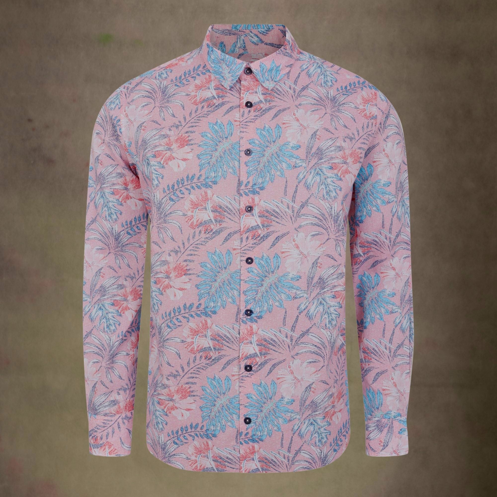 Lizard King Fern Print Long Sleeve Shirt