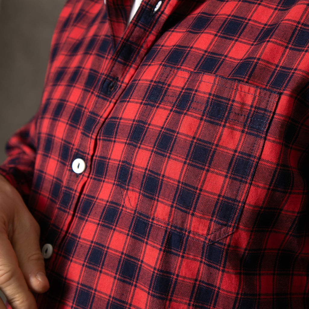 Lizard King Red Check Long Sleeve Shirt