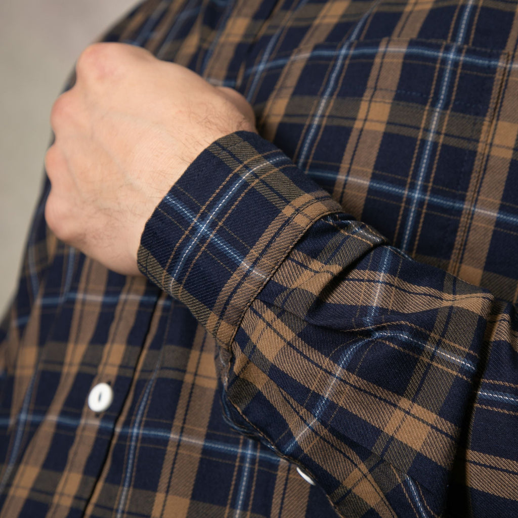 Lizard King Gold Check Long Sleeve Shirt
