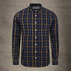 Lizard King Gold Check Long Sleeve Shirt