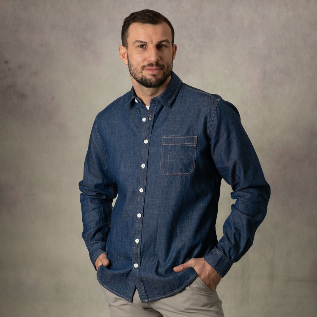 Lizard King Denim Long Sleeve Shirt