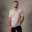 Lizard King Silver Zig Zag Button Polo Shirt