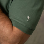 Lizard King Jumbo Pique Zipper Polo Shirt