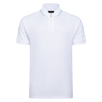 Lizard King White Zipper Polo