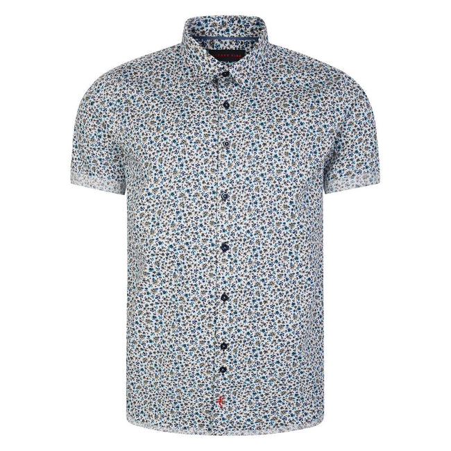 Lizard King Flower Print Short Sleeve Shirt Hover Image