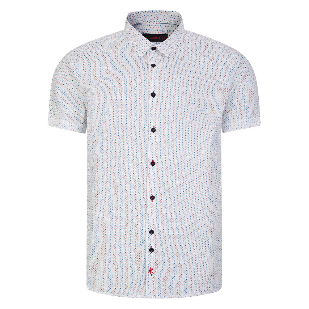 Lizard King Geo Print Short Sleeve Shirt