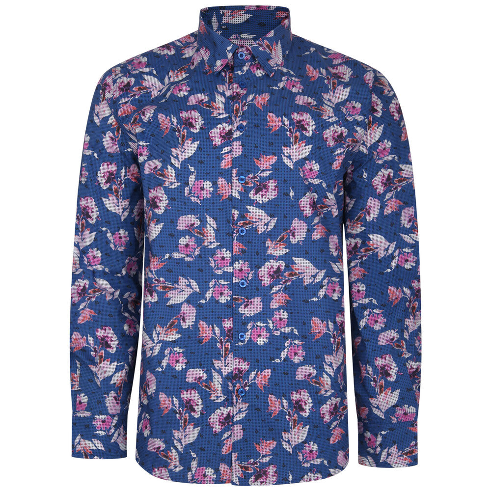 Lizard King Petal Print Long Sleeve Shirt