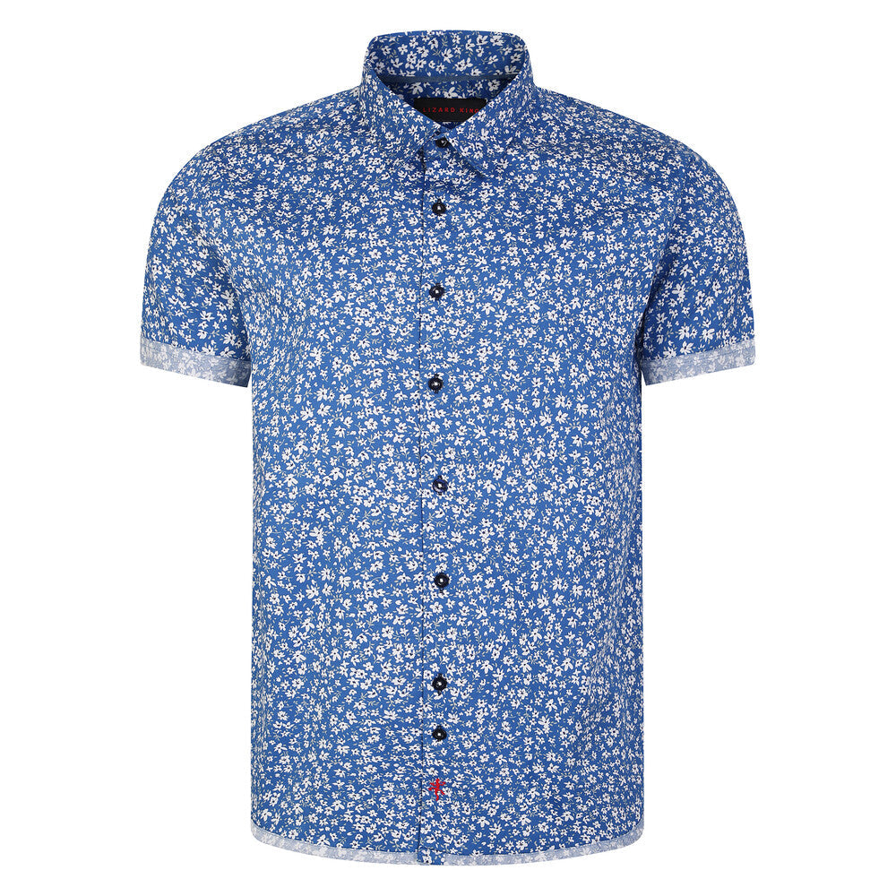 Lizard King Starflower Print Short Sleeve Shirt