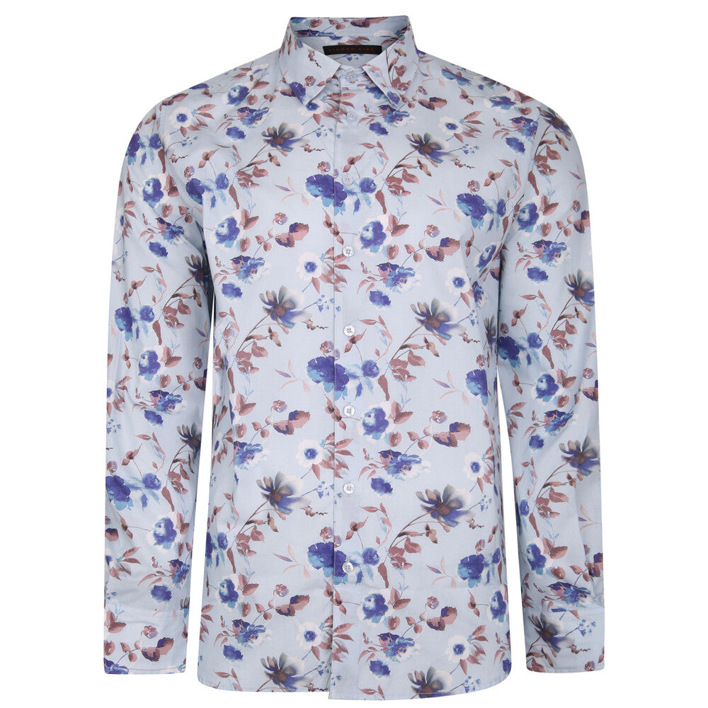 Lizard King Watercolour Print Long Sleeve Shirt