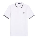 Fred Perry Twin Tipped Polo Shirt - White